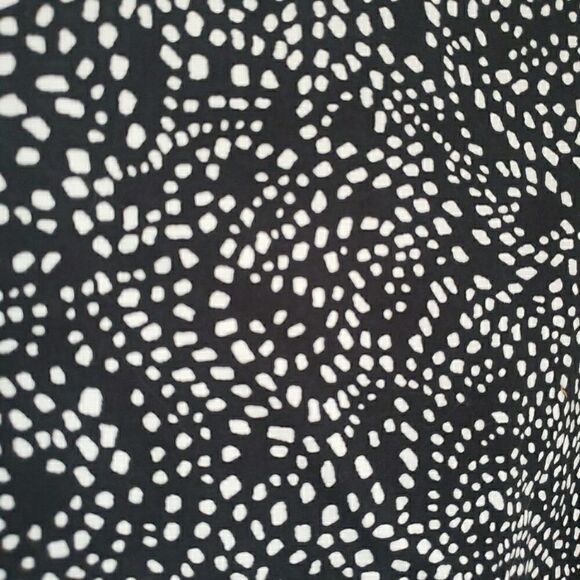 Liz Claiborne Women's Size 12 Pencil Skirt Lined Black White Cotton Blend - Picture 6 of 10